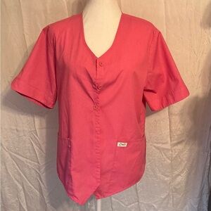 Cherokee Women's Coral Button-Down Shirt